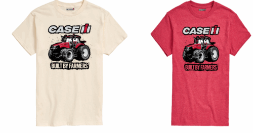 Case IH Built By Farmers Mens Short Sleeve Tee