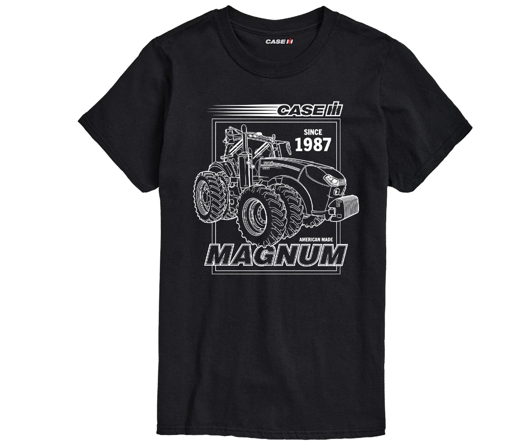 Case IH Magnum White Mens Short Sleeve Tee