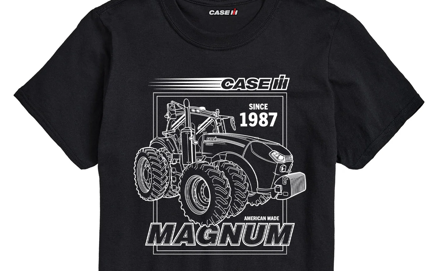 Case IH Magnum White Mens Short Sleeve Tee - Image 2