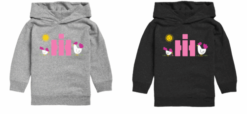 Youth IH Logo Chickens Girls Pullover Hoodie