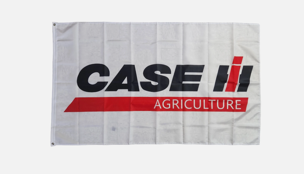 Collectors Case IH Agriculture Farm Tractor White Flag 3′ x 5′ with Grommets