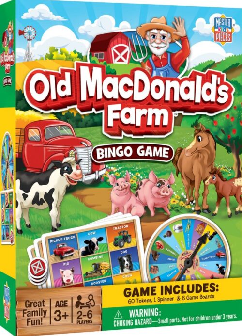 Old Macdonald's Farm Bingo Game