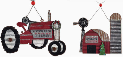 Sunset Vista Designs: Barn House or Tractor Ornament