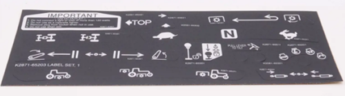 LABEL(SET, 1) - K2871-65203