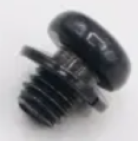 SCREW, M6, BLACK - K7711-83160